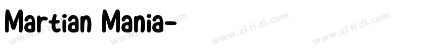 Martian Mania字体转换
